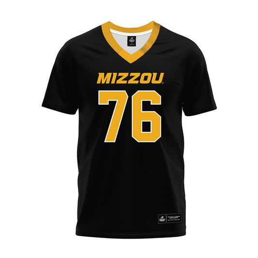 Missouri - NCAA Football : Jack Lange - Black Premium Football Jersey-0