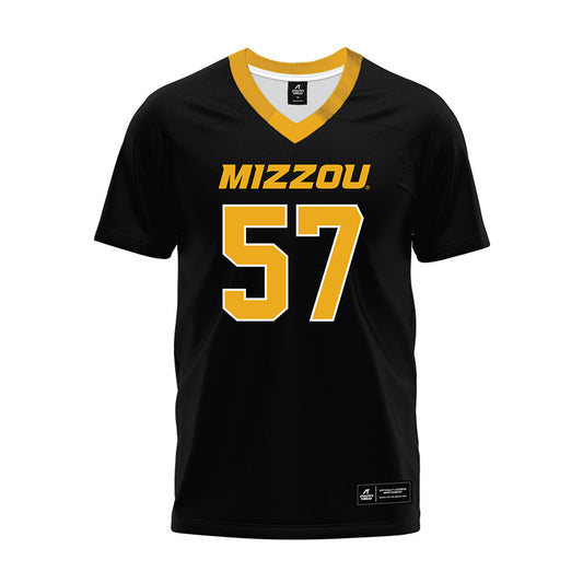Missouri - NCAA Football : Mark Hensley - Black Premium Football Jersey-0