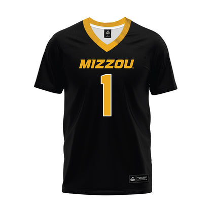 Missouri - NCAA Football : Donovan Olugbode - Black Premium Football Jersey-0