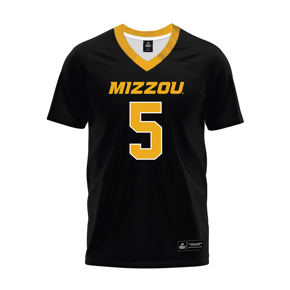 Missouri - NCAA Football : Matt Zollers - Black Premium Football Jersey-0