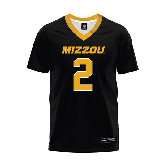 Missouri - NCAA Football : Caleb Goodie - Black Premium Football Jersey-0
