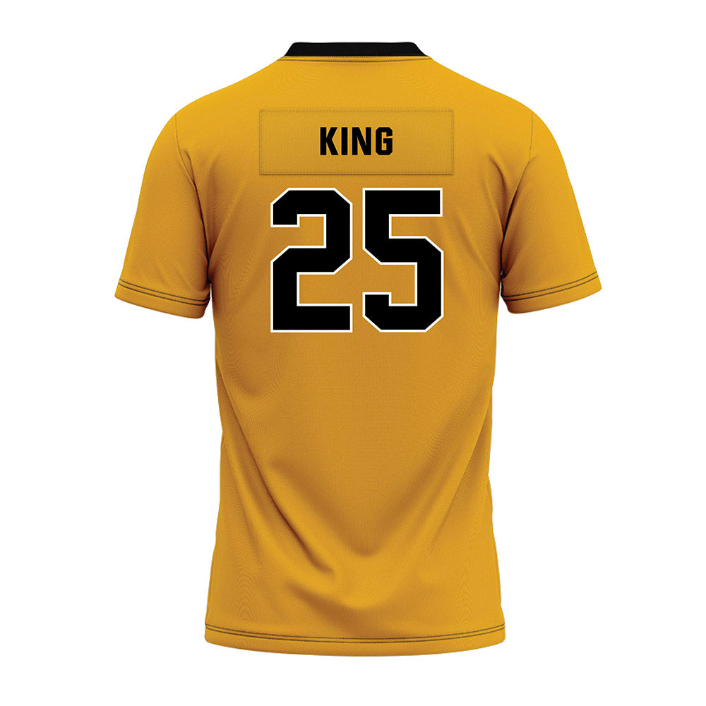 Missouri - NCAA Football : Jason King - Gold Premium Football Jersey-1