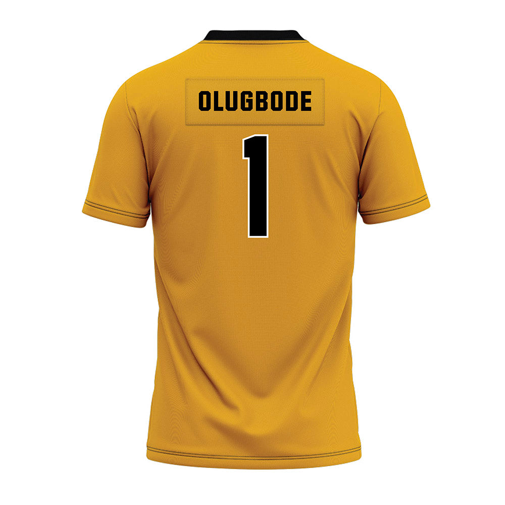 Missouri - NCAA Football : Donovan Olugbode - Gold Premium Football Jersey-1