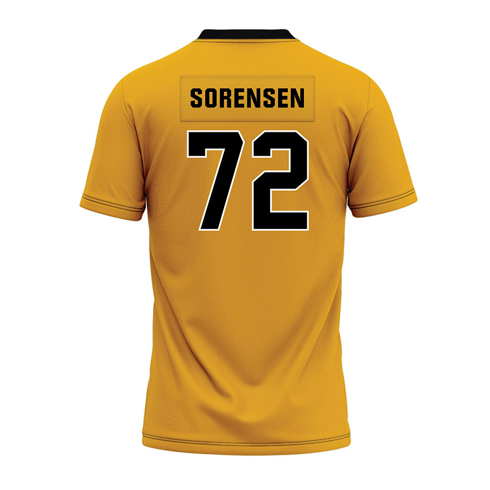 Missouri - NCAA Football : Colin Sorensen - Gold Premium Football Jersey-1