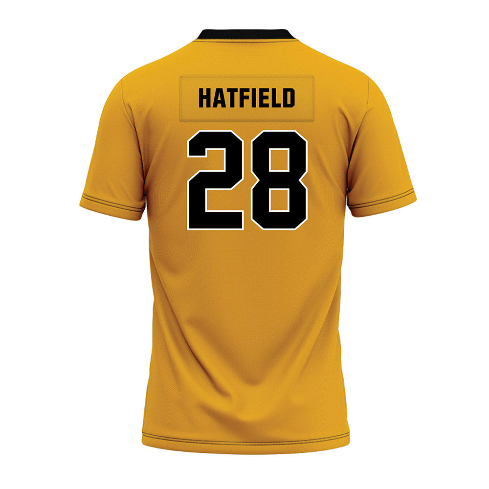 Missouri - NCAA Football : Preston Hatfield - Gold Premium Football Jersey-1