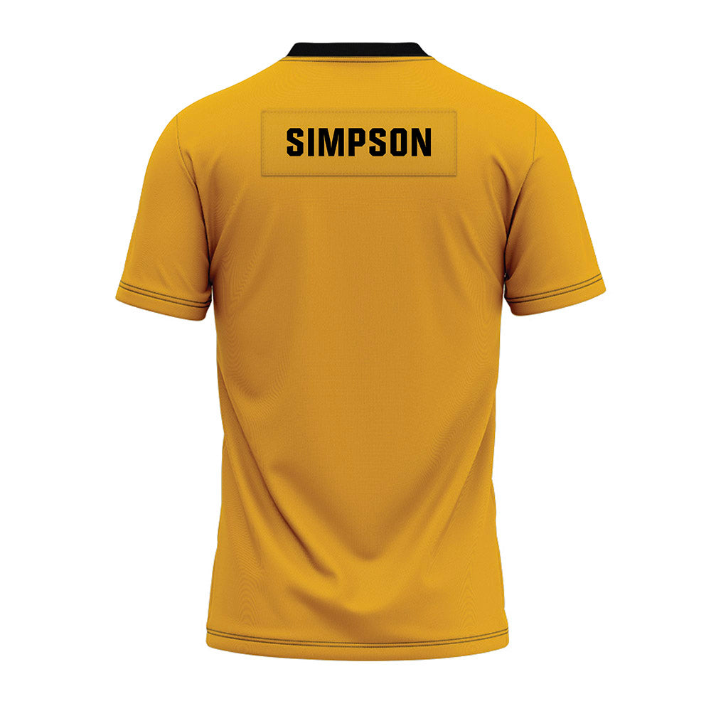 Missouri - NCAA Football : Donta Simpson - Gold Premium Football Jersey-1