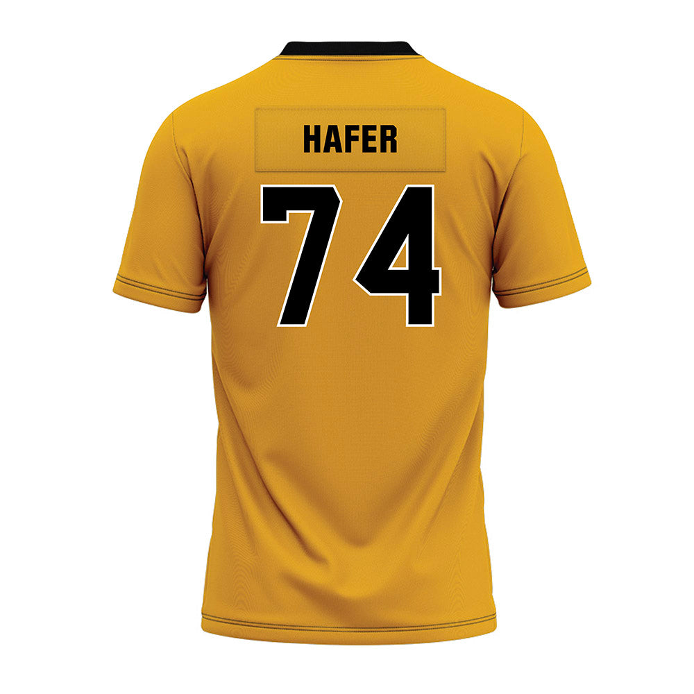 Missouri - NCAA Football : Whit Hafer - Gold Premium Football Jersey-1