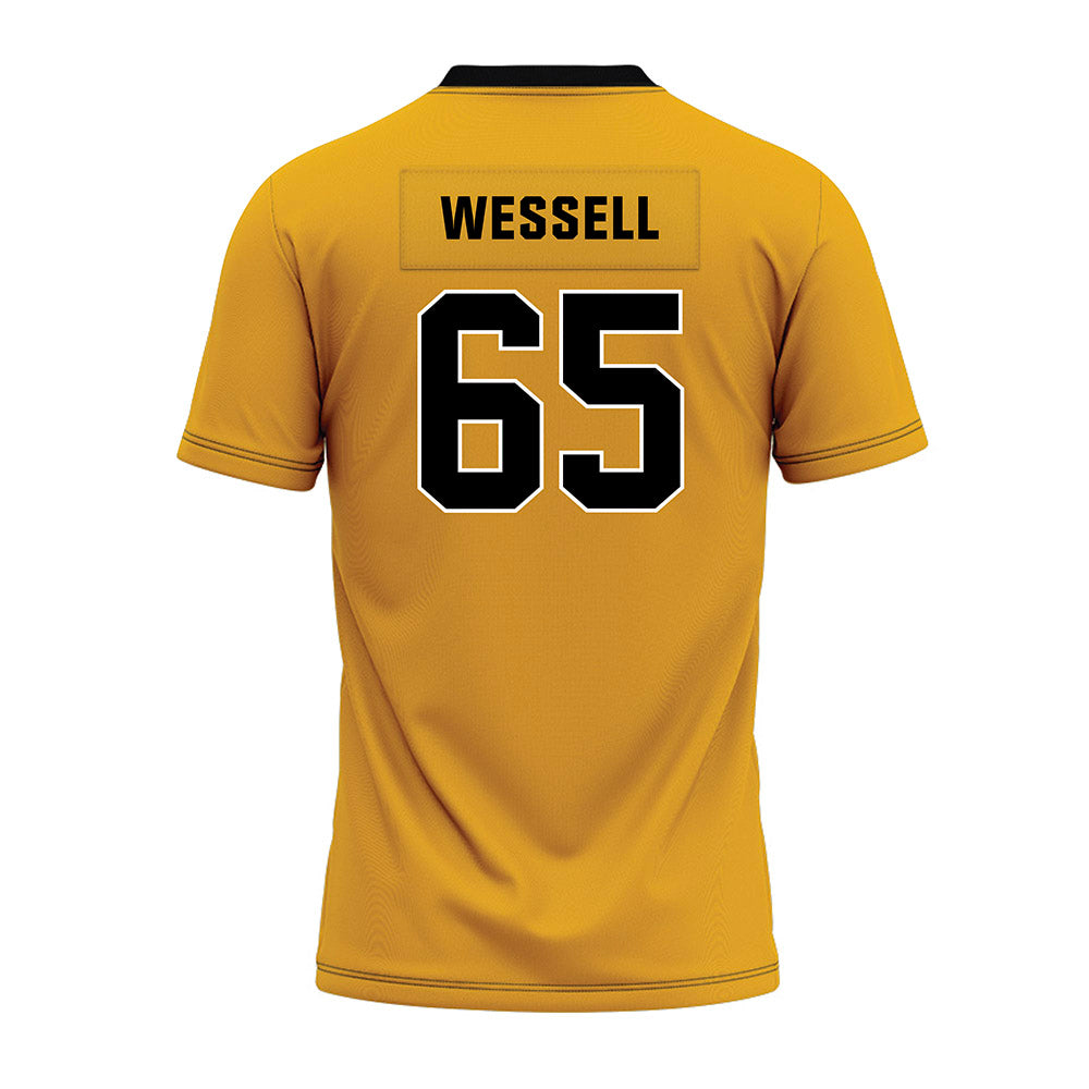 Missouri - NCAA Football : Brysen Wessell - Gold Premium Football Jersey-1
