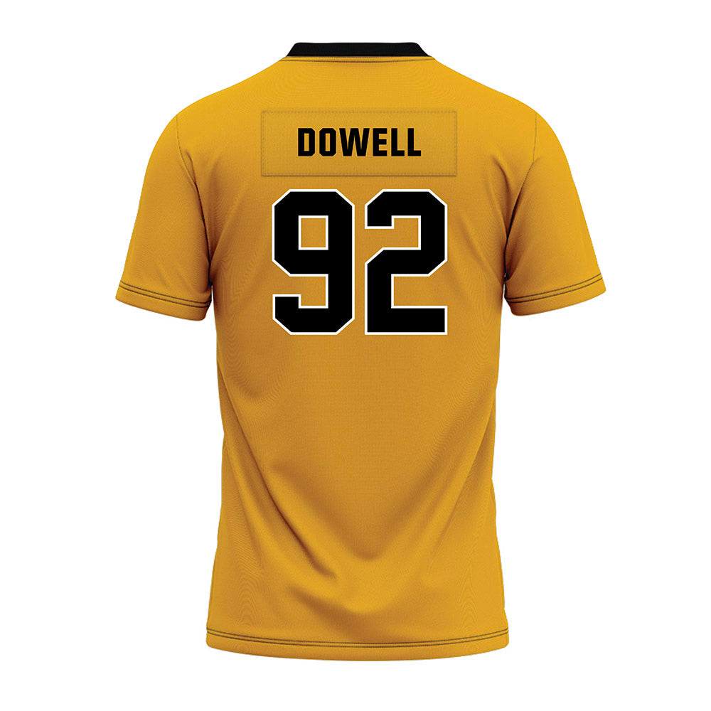 Missouri - NCAA Football : Jason Dowell - Gold Premium Football Jersey-1