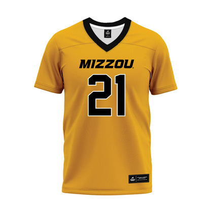 Missouri - NCAA Football : Malae Fonoti - Gold Premium Football Jersey-0