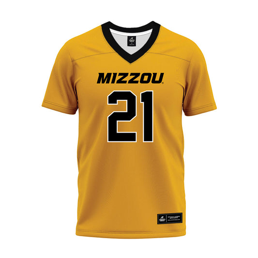 Missouri - NCAA Football : Malae Fonoti - Gold Premium Football Jersey-0