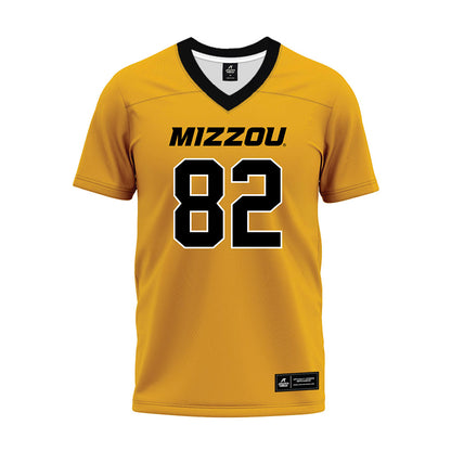 Missouri - NCAA Football : Karsten Fiene - Gold Premium Football Jersey-0