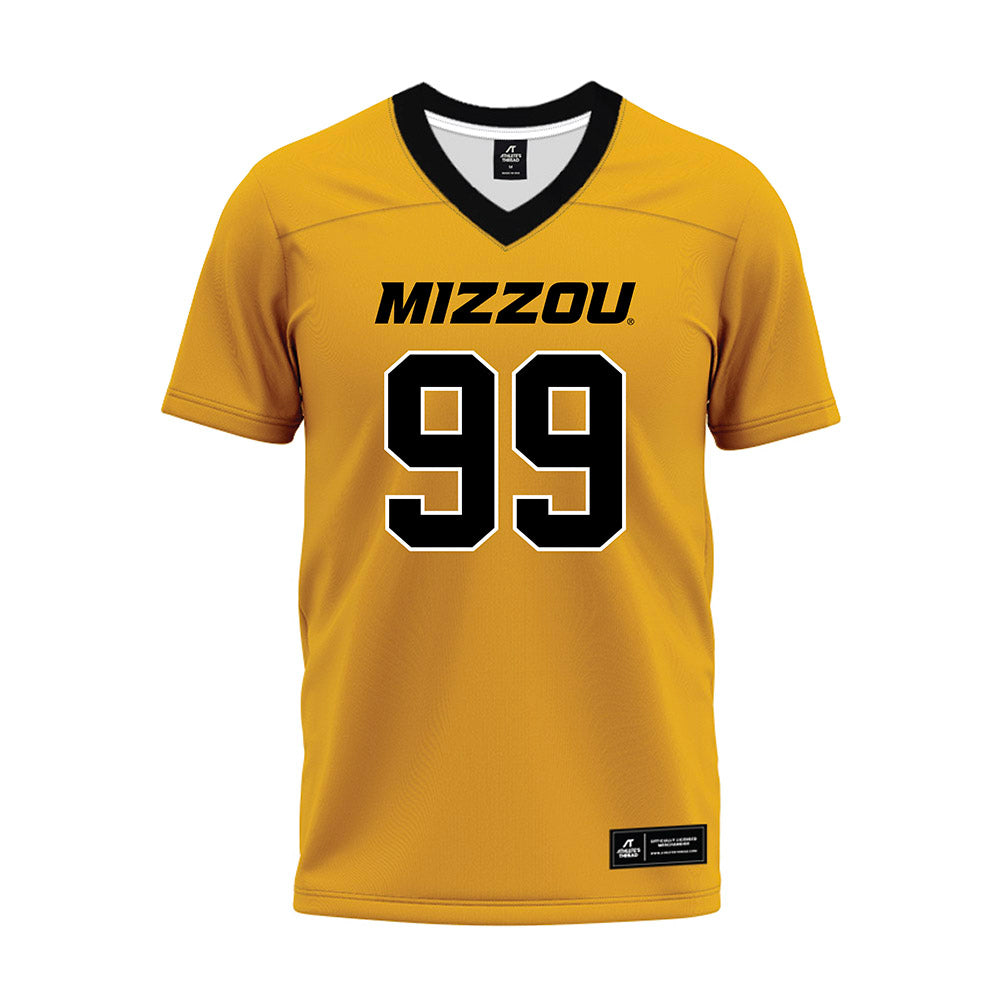 Missouri - NCAA Football : Jadon Frick - Gold Premium Football Jersey-0