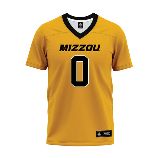 Missouri - NCAA Football : Robert Woodyard Jr. - Gold Premium Football Jersey-0