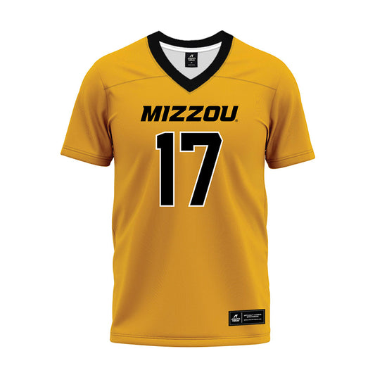 Missouri - NCAA Football : Kenric Lanier - Gold Premium Football Jersey-0