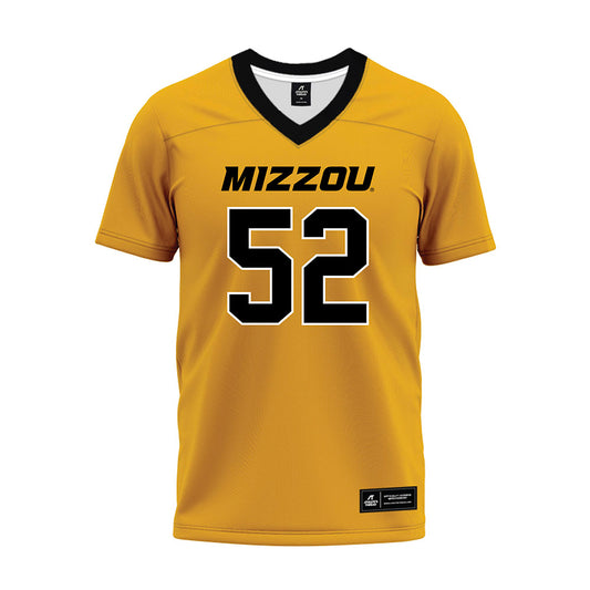 Missouri - NCAA Football : Demarcus Johnson - Gold Premium Football Jersey-0