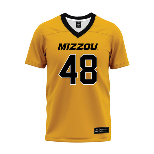 Missouri - NCAA Football : Oliver Robbins - Gold Premium Football Jersey-0