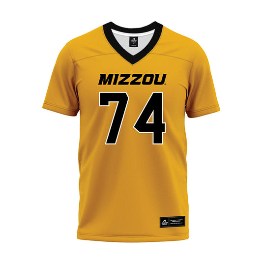 Missouri - NCAA Football : Whit Hafer - Gold Premium Football Jersey-0