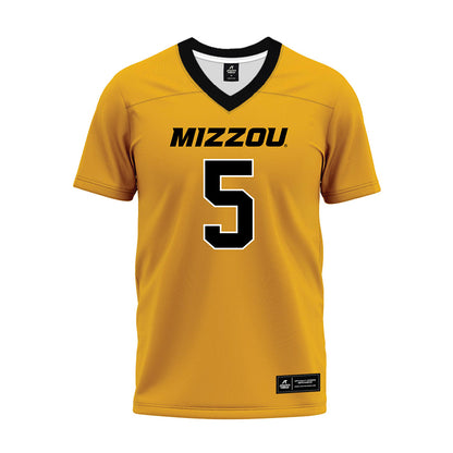 Missouri - NCAA Football : Matt Zollers - Gold Premium Football Jersey-0