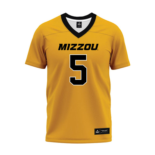 Missouri - NCAA Football : Matt Zollers - Gold Premium Football Jersey-0