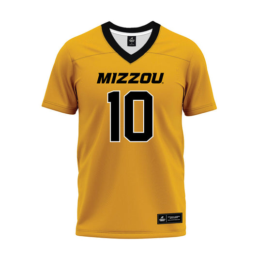 Missouri - NCAA Football : Nick Evers - Gold Premium Football Jersey-0