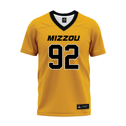 Missouri - NCAA Football : Jason Dowell - Gold Premium Football Jersey-0