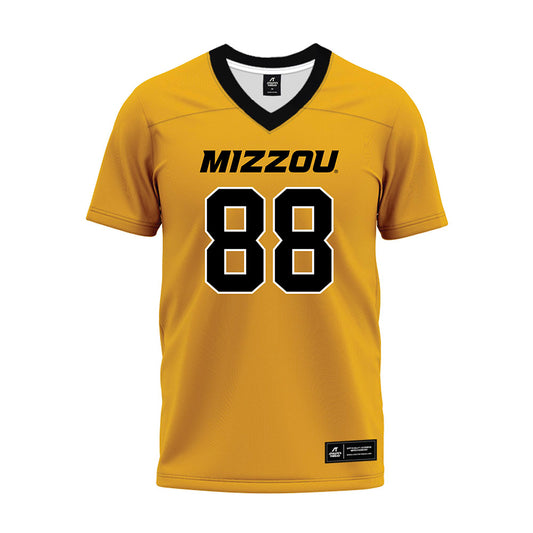 Missouri - NCAA Football : Gavin Hoffman - Gold Premium Football Jersey-0