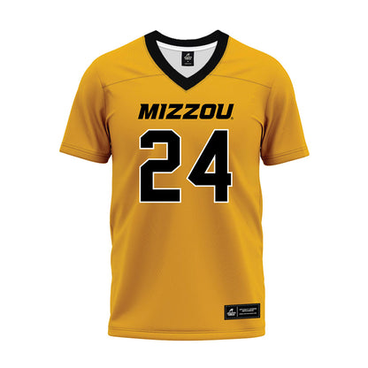 Missouri - NCAA Football : Xaishaun Edwards - Gold Premium Football Jersey-0