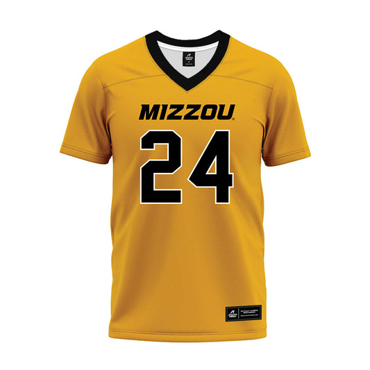Missouri - NCAA Football : Xaishaun Edwards - Gold Premium Football Jersey-0