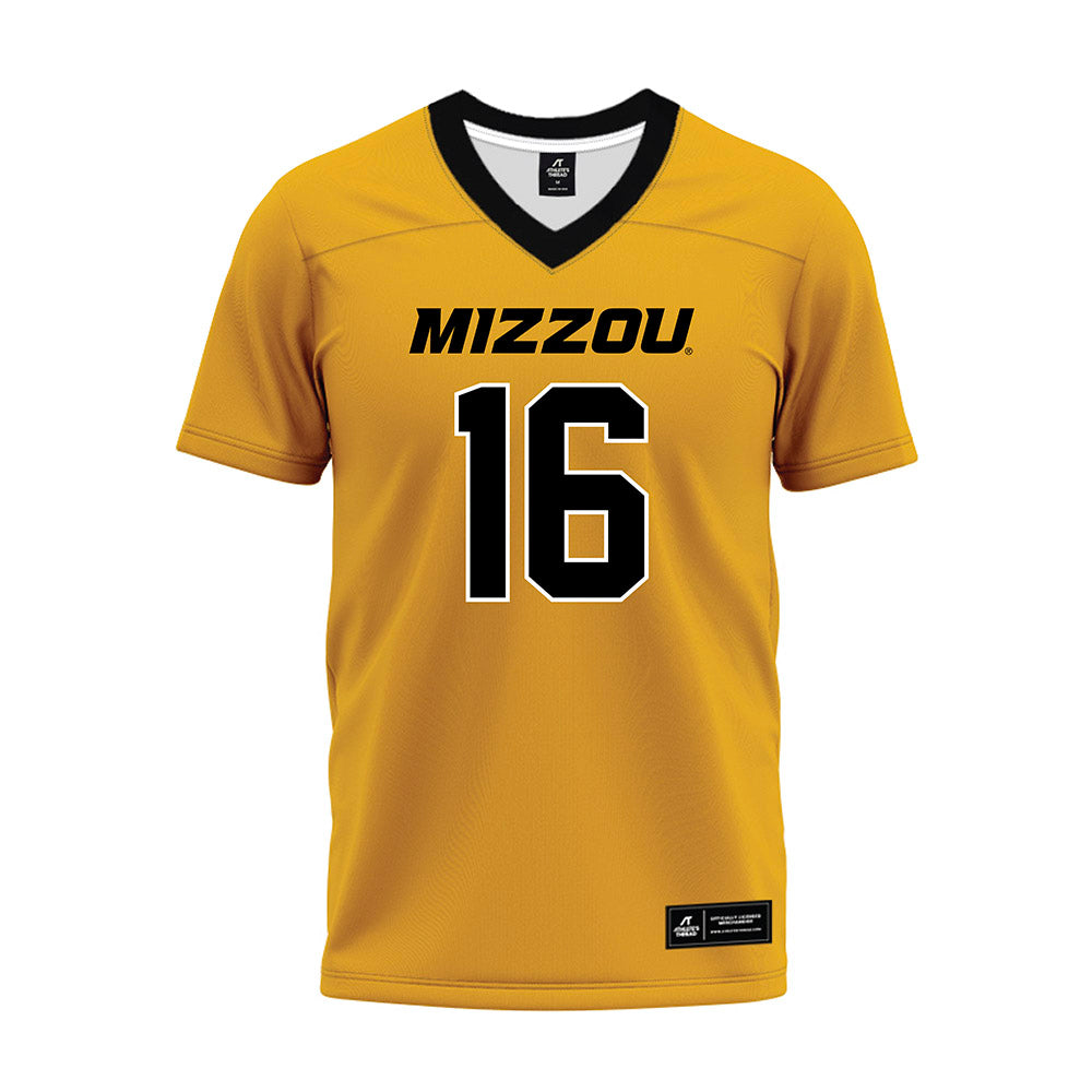 Missouri - NCAA Football : Bobby Washington - Gold Premium Football Jersey-0