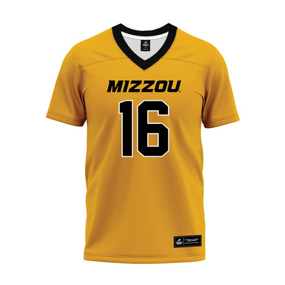 Missouri - NCAA Football : Bobby Washington - Gold Premium Football Jersey-0