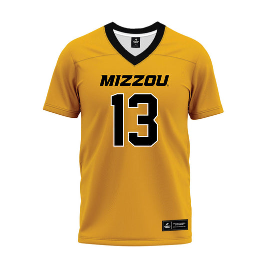 Missouri - NCAA Football : Austin Simmons - Gold Premium Football Jersey-0