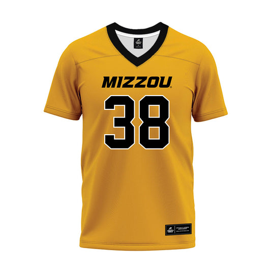 Missouri - NCAA Football : Henry Crosby - Gold Premium Football Jersey-0