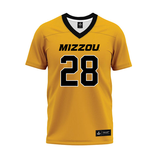 Missouri - NCAA Football : Jayden Mcgregory - Gold Premium Football Jersey-0