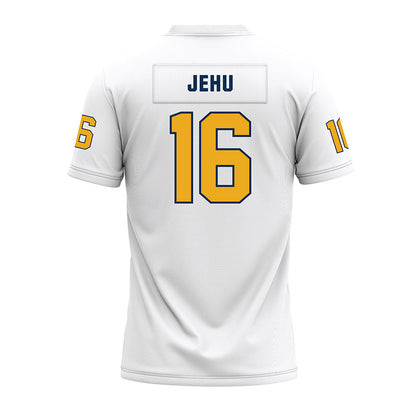 UTC - NCAA Football : Heath Jehu - White Premium Football Jersey-1