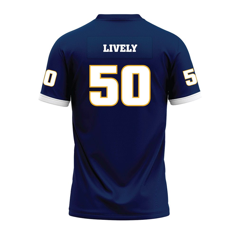 UTC - NCAA Football : Devin Lively - Navy Premium Football Jersey