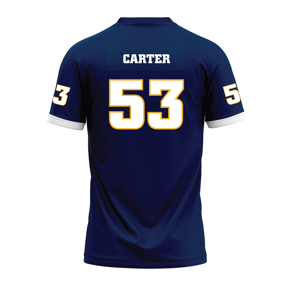 UTC - NCAA Football : Nate Carter - Navy Premium Football Jersey-1