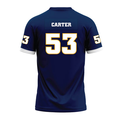UTC - NCAA Football : Nate Carter - Navy Premium Football Jersey-1