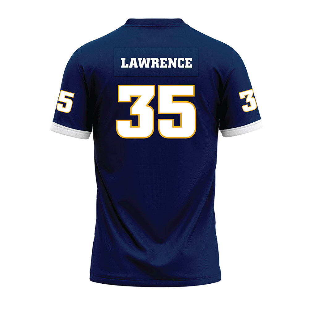 UTC - NCAA Football : Taylor Lawrence - Navy Premium Football Jersey-1