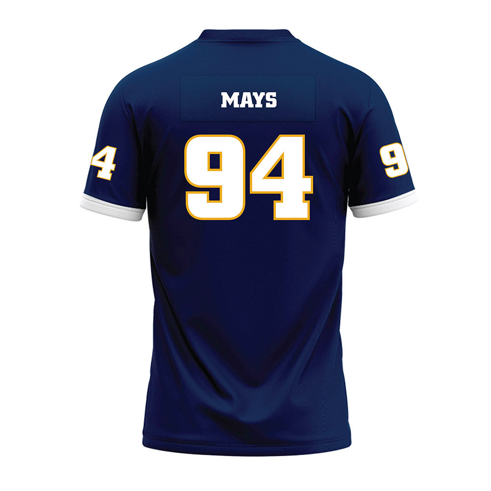 UTC - NCAA Football : Myles Mays - Navy Premium Football Jersey-1