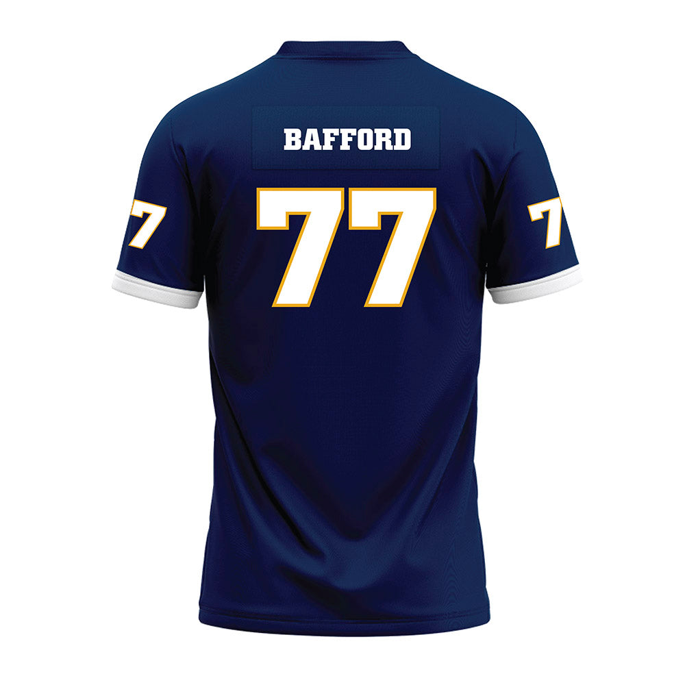 UTC - NCAA Football : Jared Bafford - Navy Premium Football Jersey-1