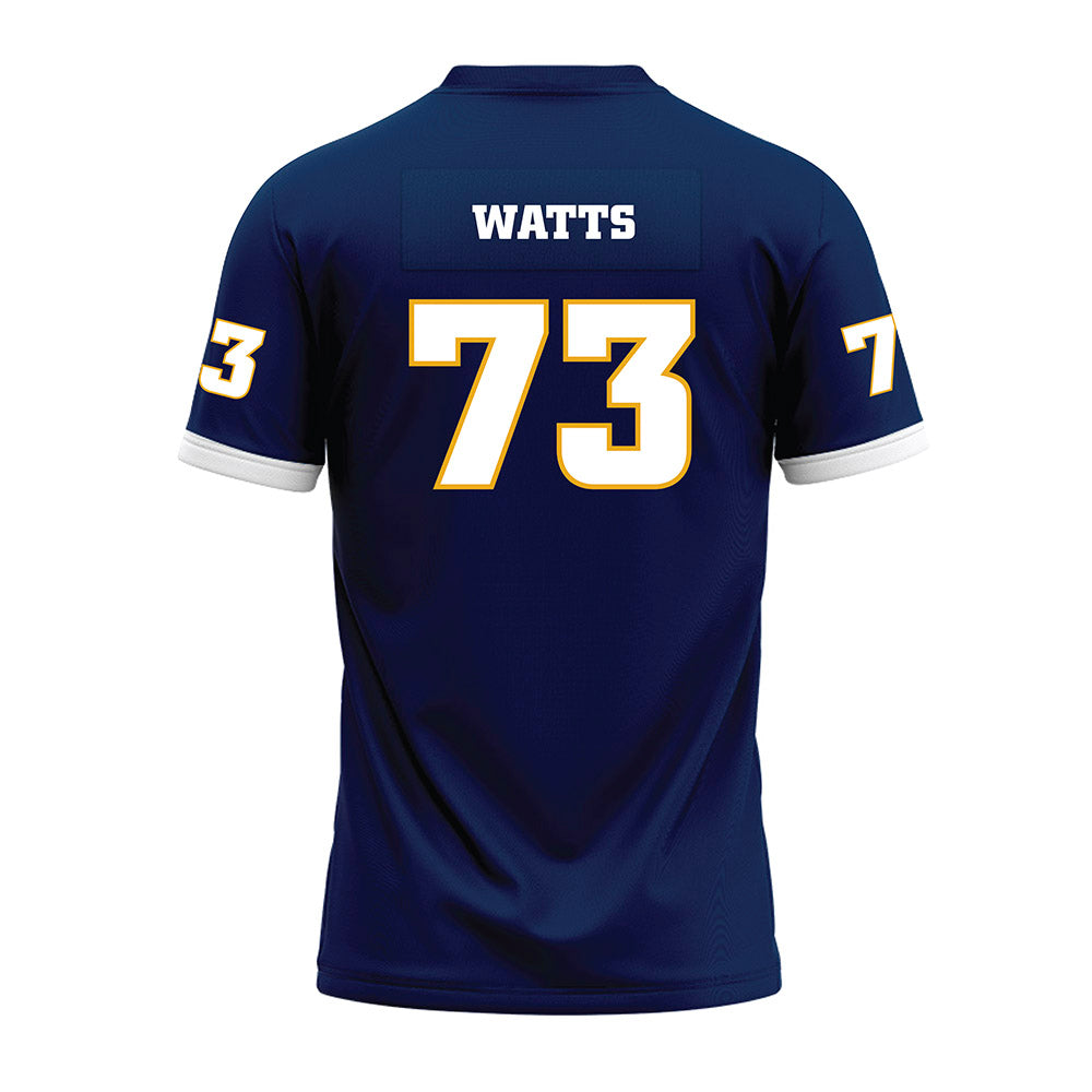 UTC - NCAA Football : Malik Watts - Navy Premium Football Jersey-1