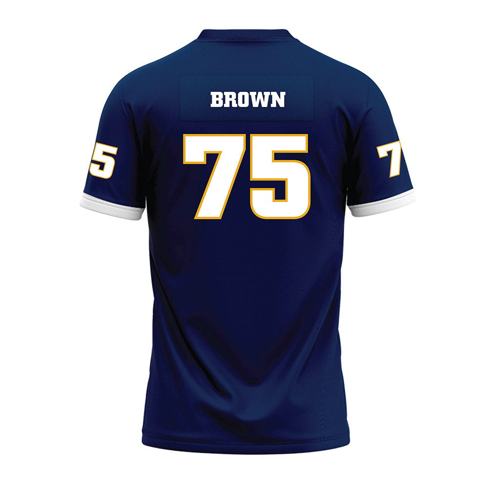 UTC - NCAA Football : Will Brown - Navy Premium Football Jersey-1
