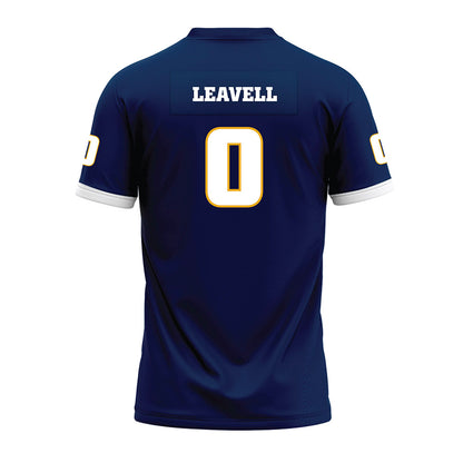 UTC - NCAA Football : Deameion Leavell - Navy Premium Football Jersey-1