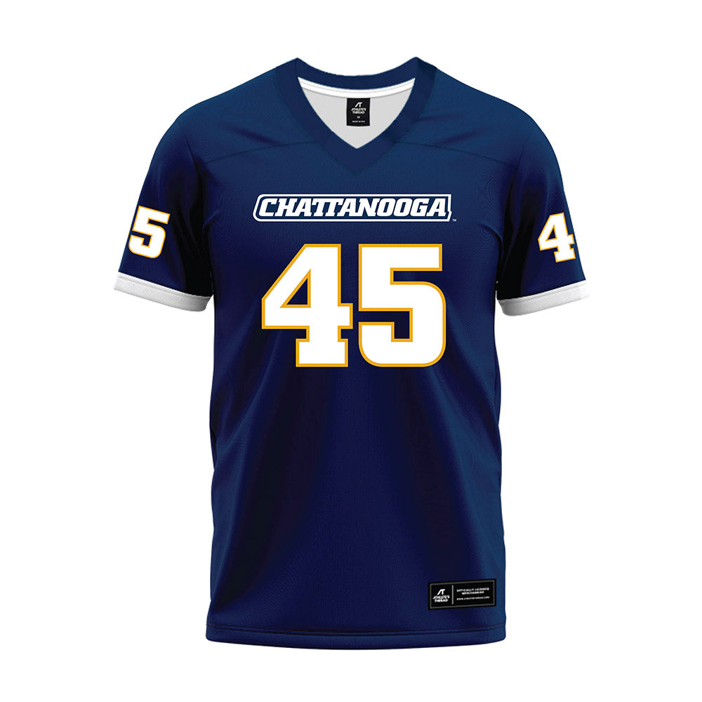 UTC - NCAA Football : Dacian Davis - Navy Premium Football Jersey-0