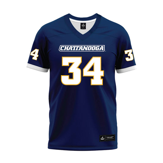 UTC - NCAA Football : Hudson Powell - Navy Premium Football Jersey-0