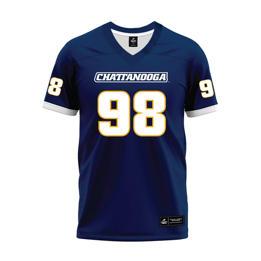 UTC - NCAA Football : Terry Mikell - Navy Premium Football Jersey-0
