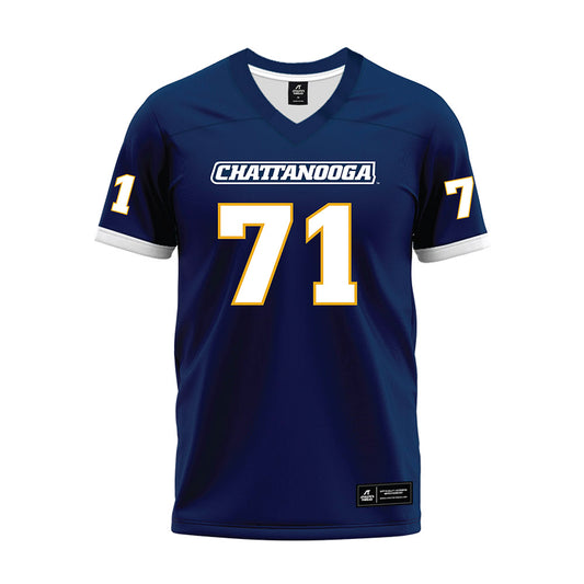 UTC - NCAA Football : Connor Coffman - Navy Premium Football Jersey-0