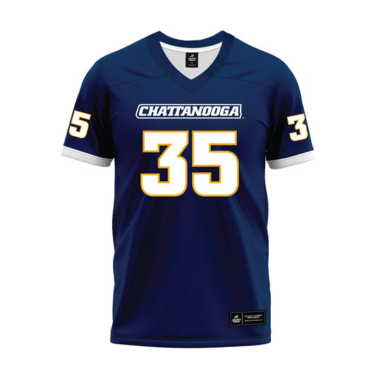 UTC - NCAA Football : Taylor Lawrence - Navy Premium Football Jersey-0