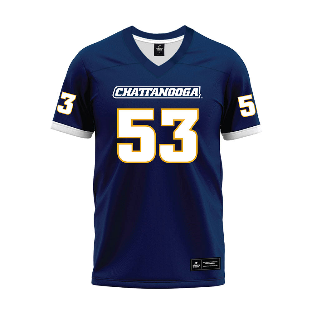 UTC - NCAA Football : Nate Carter - Navy Premium Football Jersey-0